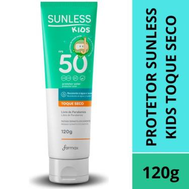 Imagem de Protetor Solar Sunless Farmax Kids Fps 50 Toque Seco 120g