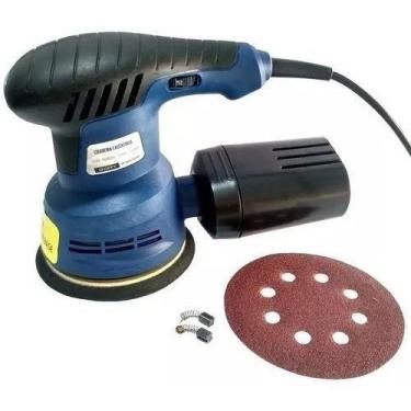 Imagem de Lixadeira Excêntrica Elétrica 220V Com Coletor De Pó 270w - Siga Tools