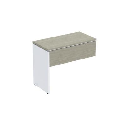 Imagem de Complemento de Mesa Pé Painel Linha P25 90cm Nogueira Casablanca e Bra