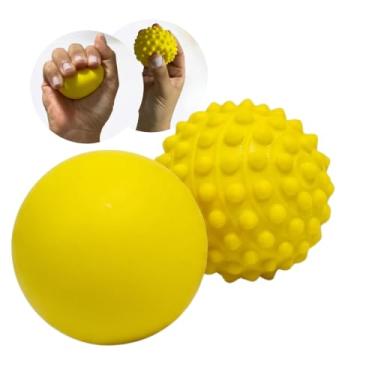 Imagem de Kit 2 Bolas Anti-Stress – Terapia e Bem-Estar - cores variadas