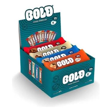 Imagem de Bold Bar Barra De 20g De Proteína 12 Un Barrinha Bold Snacks - Congrat