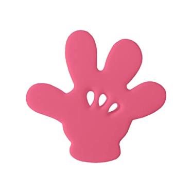 Imagem de Enfeite de antena para carro pingente automotivo ponteira (7,5x6,5x1,5cm, Luvas Desenho Rosa)