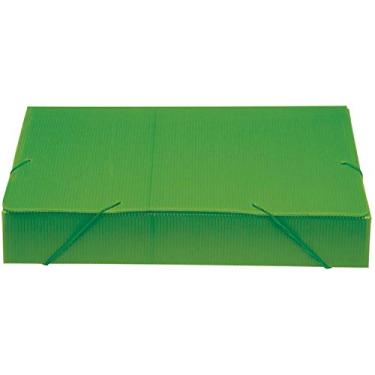 Imagem de Polibras Novaonda Pasta com Elástico, Verde, 245 x 55 x 335 mm, 10 Unidades