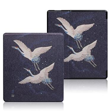 Imagem de Capa pintada de 7" para Kindle Oasis (10ª geração, lançado em 2019 e 9ª geração, lançado em 2017) Capa fina à prova d'água com função despertar/hibernação automática