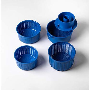 Imagem de Prime Cheese making Set Cheese moulds Hard Semi-hard and Soft cheeses Blue Original HOZPROM Cheesemaking equipment supplies Camembert Cow Goat Sheep Milk Rennet Cheese mould Cheese making at home