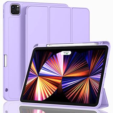 Imagem de ZryXal Nova capa para iPad Air de 13 polegadas M2 2024 com suporte para lápis, capa inteligente para iPad [suporta Pencil Pro e Pencil (USB-C)], suporta Touch ID e despertar/hibernar automaticamente