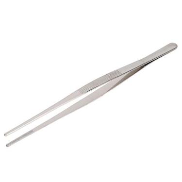 Imagem de pinças para alimentos, pinças para alimentos de metal (prata clássica)