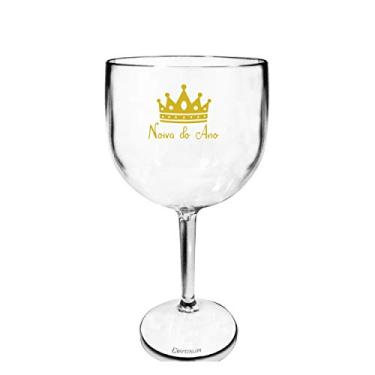 Imagem de 8 Taças Gin Acrilico 550ml Transparente Despedida de Solteira