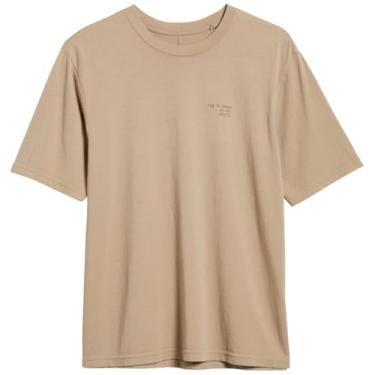 Imagem de Rag & Bone Camiseta masculina Taupe 425 manga curta gola redonda, Cinzento-acastan, GG