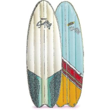 Imagem de Intex, Colchão inflável para praia ou piscina, formato prancha de Surf