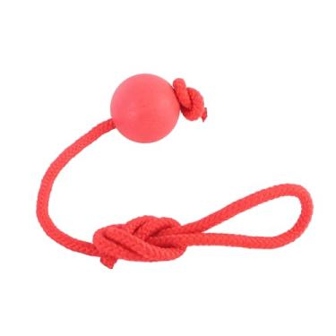 Imagem de Brinquedo da Corda da Bola do Cão, Bola de Reboque do Cão de Estimação Resistente à Tração Segura Inodora Interativa Interessante para o Treinamento Exterior (5cm)