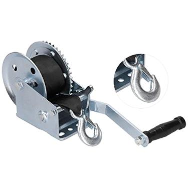 Imagem de Guincho de Correia de 8m, Guincho de Engrenagem de Cabo, Acabamento Fino Prático, Resistente Ao Desgaste, Fácil de Instalar para Manter o Reboque do Barco Seguro