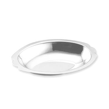 Imagem de Travessa Oval Borda Detalhe Attuale 25cm Inox Plasvale