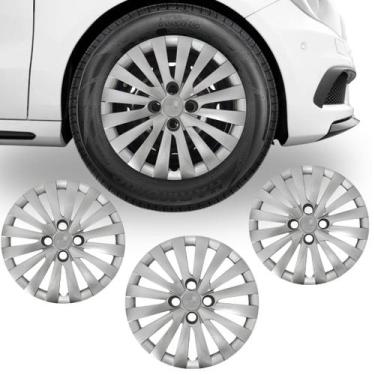 Imagem de Jogo de Calota Gol Voyage G5 G6 2014 a 2016 Aro 14 - GRID