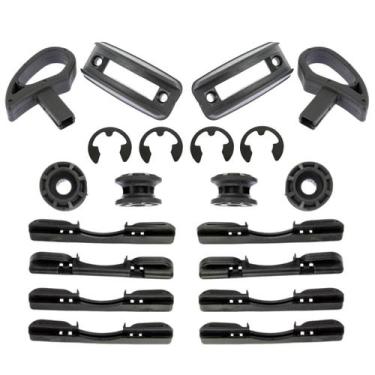 Imagem de Kit Deslize Alavanca Do Banco Fiat Palio Strada Doblo - Plastcar