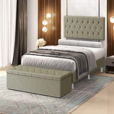 Imagem de Kit Painel Centaurus 200 e Calçadeira Sagitarius Veludo Aradecor, Capu
