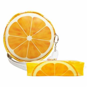 Imagem de Kit Infantil Bolsa e Estojo Laranjinha, Magicc Bolsas