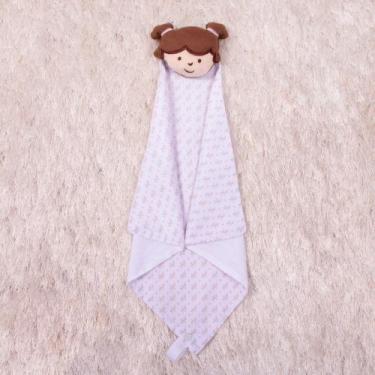 Imagem de Naninha Bebê Safari Bichinhos Fofos de Pelúcia Com Prendedor de Chupet