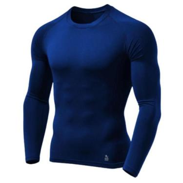 Imagem de Camiseta Uv Dry Masculina Manga Longa Segunda Pele Térmica Proteção So