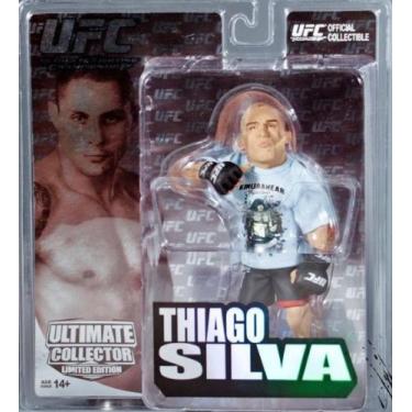 Imagem de Figura de ação Thiago Silva Edição Limitada 5 UFC Ultimate Collector Series 5 da Round 5