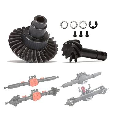 Imagem de RXZIXYL Heavy Duty Bevel Helical Overdrive Gear RC Car Bevel Gear 8T 24T/27T/30T/33T AR44 for 1/10 RC Rock Crawler Axial SCX10 II Axle Portal Spare Parts (30T 8T Reverse)