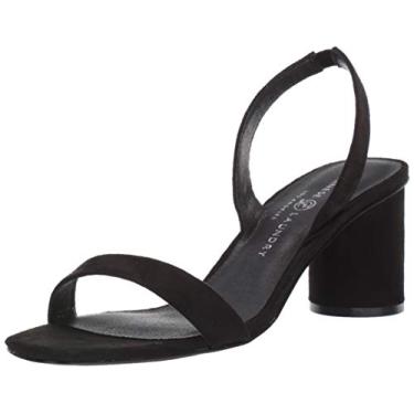 Imagem de Chinese Laundry Sandália feminina de salto Yumi, Camurça preta, 36