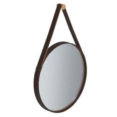 Imagem de Espelho Decorativo para Sala de Estar Aqua 60cm Preto - Imcal