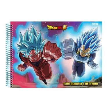 Imagem de Caderno Dragon Ball Super de Desenho e Cartografia 96 Folhas - São Dom