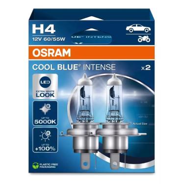 Imagem de Par De Lâmpada Osram Cool Blue Intense H4 5000k 12v 60/55w