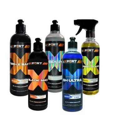 Imagem de Kit Automotivo Limpeza Acabamento Profissional Brilho Automovéis - Exp