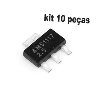 Imagem de ams1117 - 2.5v Kit 10 Unidades AMS1117 2,5V  Arduino smd SOT223 Regula