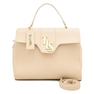 Imagem de Bolsa Feminina Transversal Média Satchel - Talassa, Off white