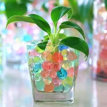 Imagem de Kit 2000 Orbes Bolinhas De Gel Decoração Cresce Na Água - Home Goods