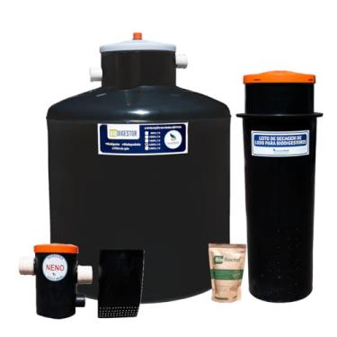 Imagem de Kit Biodigestor 2500L/dia + Leito e Caixa de Gordura 20L