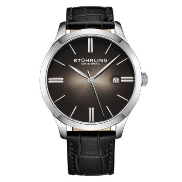 Imagem de Relógio Masculino Stuhrling 4014.1 Quartzo 42mm, Preto