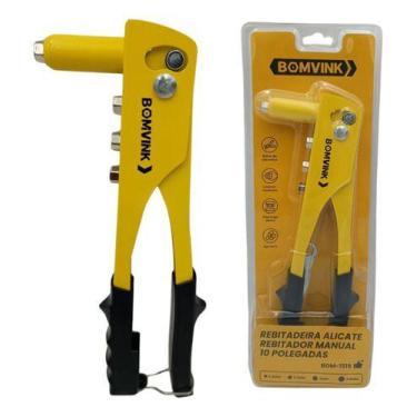Imagem de Rebitadeira Alicate De Aço Profissional Manual 10 Polegadas - BOMVINK