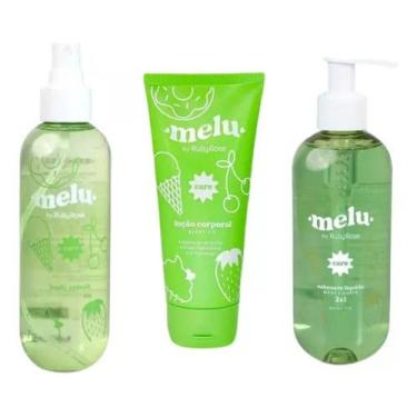 Imagem de Kit Banho Melu Sabonete Liquido Body Splash Hidratante Corporal - Melu