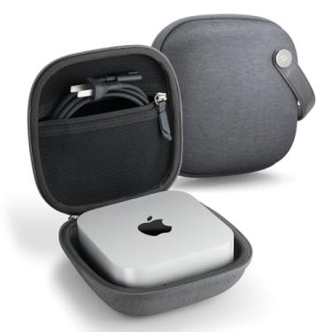 Imagem de Spigen Bolsa de viagem portátil Klasden projetada para Mac Mini M4 M4 Pro (2024) - Cinza carvão