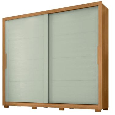 Imagem de Guarda Roupas Casal 2 Portas de Correr 4 Gavetas Premier Zanzini