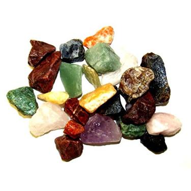 Imagem de Coleção de cristais Zentron: Mistura de pedras preciosas brasileiras de 10 libras para cochilos, polimento