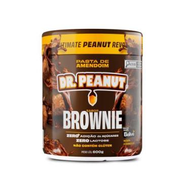 Imagem de Pasta de amendoim brownie 600g zero lactose dr peanut - dr peanult