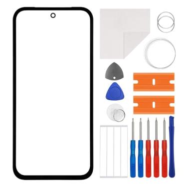 Imagem de E-yiiviil Substituição do digitalizador da lente de vidro frontal com conector compatível com Google Pixel 8A GKV4X G6GPR G8HHN G576D 6,1 polegadas com ferramentas (não tela LCD)