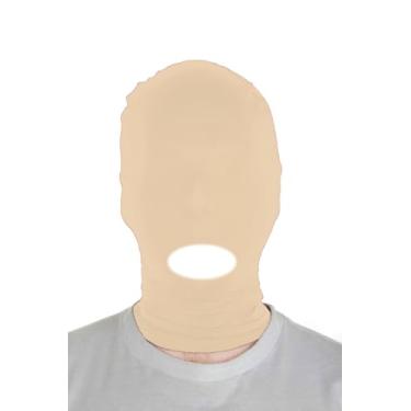 Imagem de Sheface Máscara masculina e feminina de elastano com capuz de boca aberta para fantasia de cosplay de Halloween