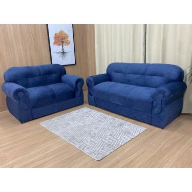 Imagem de Sofá 2 e 3 Lugares Azul 810 Viena - Alpoim
