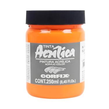 Imagem de TINTA ACRÍLICA CORFIX 250ML FLUORESCENTE AVULSO LARANJA 1009