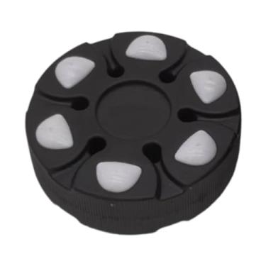 Imagem de Deevoka Roller Hóquei Puck Hóquei Puck Puck Profissional Profissional Presente de Rua Treinamento Bola Bola de Hóquei para Limpa de Interior para Perto, Preto