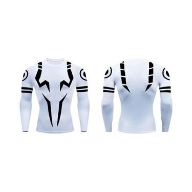 Imagem de Conjunto de Fitness Jujutsu Kaisen Masculino - Camisa 3D de Secagem Rá