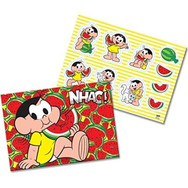 Imagem de Kit Decorativo Magali Melancia Festcolor Vermelho/Amarelo