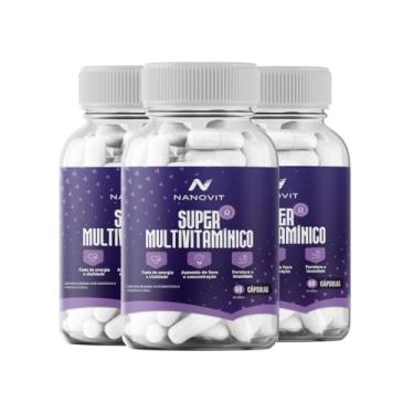 Imagem de Nanovit, Suplemento Super Multivitamínico A Z Mulher 60 Caps - Nanovit (3)