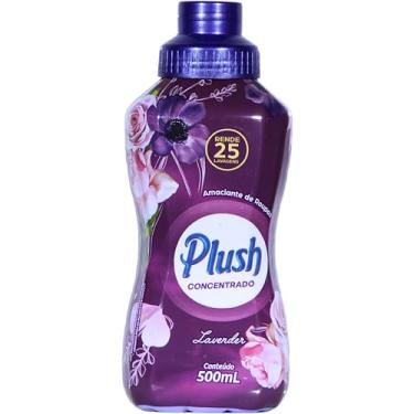 Imagem de Plush Amaciante De Roupas E Tecidos Concentrado Lavender 500 Ml Roxo